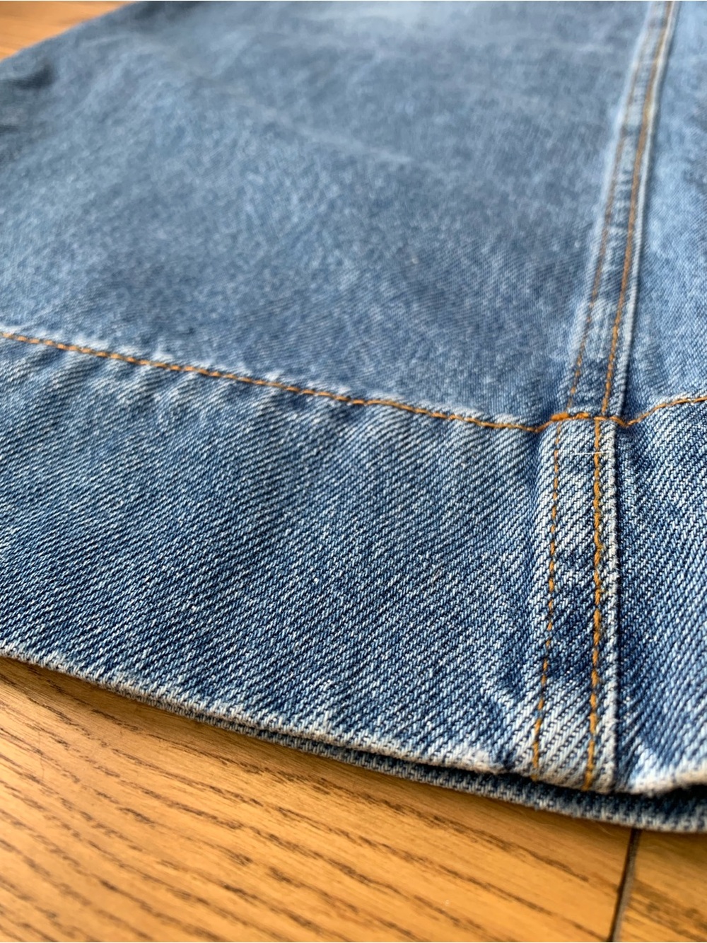 Simons Contemporaine Medium Blue High Rise Wide-Leg Denim Jeans - Picture 3 of 8
